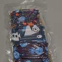 Grecle Reusable Dog Diapers Male 3Pcs, Premium Washable Belly Bands for Male Dog XSmall, High Absorbing Male Dog Wraps for Doggie Puppy in Incontinence, Excitable Urination and Training(Seafloor, XS)