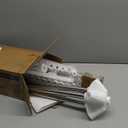 SONGMICS Clothes Drying Rack, 59-Inch Folding Laundry Drying Rack with 3 Rotatable Arms for Hangers, 4 Legs, Stainless Steel, for 27 Pieces of Clothes, White and Silver ULLR510W01