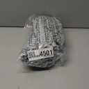 FRESHMINT Chenille Bathroom Rugs Mat 24"x17", Non-Slip Bath Mat for Bathroom Floor & Bathtub, Washable Shower Shag Bath Rugs, Soft Fluffy Thick Water Absorbent Microfiber Shower Mat, Gray Heather