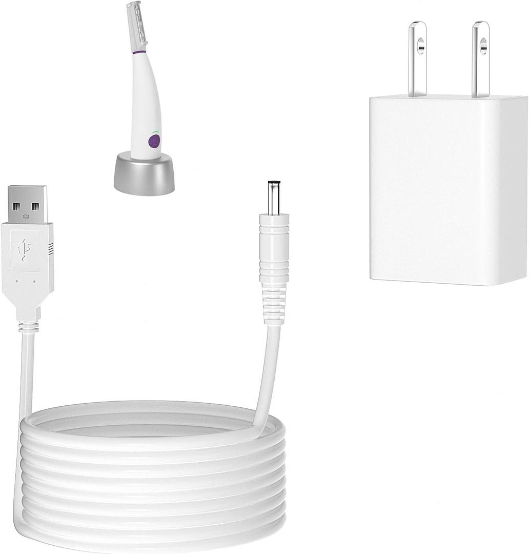 USB Charger for Michael Todd Beauty Sonicsmooth Sonicsmooth Pro+ Compatible with Michael Todd Sonicsmooth Power Adapter Cord