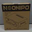 Stereo Receiver & Amplifier Home Audio Amp, AK45 Bluetooth Receiver for Home Stereo, 300Wx2, Bluetooth 5.0, 2 Channel, w/FM & Karaoke, w/USB/SD/RCA/MIC/FM in, w/Remote, for Garage Party Market