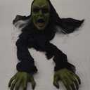 JOYIN Halloween Decoration Outdoor Zombie Groundbreaker, Halloween Outside Zombie Decor with Sound and Flashing Eyes, Scary Groundbreaker for Yard Lawn Graveyard Decorations, Haunted House Prop