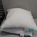 Oubonun 18 x 18 Throw Pillow Inserts - Soft, Plush & Decorative Down Alternative Pillows for Couch Sofa Bed, Machine Washable - White, Pack of 2