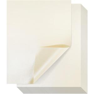 Best Paper Greetings Ivory Metallic Paper - 96 Sheet Shimmer Papers, Letter Size 8.5x11, Double Sided, Laser Printer Compatible, Perfect for Wedding, Baby Shower, Birthday Invitations, Craft