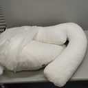 High-Class Body Pillow - Made in Japan - 63"x20" (160x50cm) - Perfect Balance of Resilience & Firmness - Washable Inner Pillow - LU9000-T