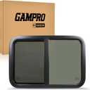 RV Window 30" W* 20" H Trailer Window Camper Windows Replacement Horizontal Slide RV with Net Screen and Trim Ring DOT Approved