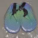 Scurtain Kids Toddler Water Shoes Barefoot Quick-Dry Aqua Socks for Boys Girls Baby with Non-Slip Rubber Sole (6-7 Toddler, Blue/Hybrid)