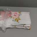 MEHOFOND Twin Bear Boy Girl Baby Shower Backdrop It's Twins Pink Blue Floral Birthday Party Decorations Photography Background Newborn Gender Reveal Theme Cake Table Banner Supplies 7x5ft