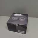 EXF Square Shower Floor Drain 6 Inch Matte Black, 304 Stainless Steel with ABS Flange, Removable Cover and Strainer for Easy Clean, Not Fit for Bathtub