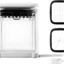 CAROTE French Fry Cutter for Potato, Mandoline Slicer Vegetable Chopper Potato Slicer with 8-Wedge Blade & Dicer Grid, BPA-Free Container, Versatile for Potatoes, Carrots, Cucumbers, Apple