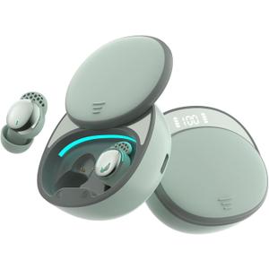 Sleep Earbuds for Side Sleepers, Wireless Noise Cancelling Sleep Headphones with Sleep Mode, LED Power Display, Comfort Fit for Sleeping, Working, Hiking (Mint Green)