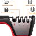 Brigii 4-in-1 Knife Sharpener, Kitchen Knife Accessories for Ceramic Knives, Steel Knives and Scissors, Aiding in Repair, Restoration, and Polishing of Blades