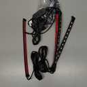 Car RGB LED Lights, Smart 48 LED Car Interior Light with APP Control, Under Dash Car Strip Lights, Music Mode, DIY Mode, 2 Lines Design Light with Charger, Ambient Lighting for Cars SUVs Trucks