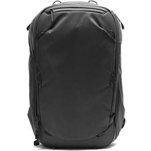 Peak Design Travel Backpack 45L, Black, Expandable 35-45L Design, Rear and Top Access, Weatherproof Shell, Laptop Sleeve, Ideal for Travel or Everyday Carry, Versatile Backpack for Men and Women