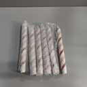 Baquler 6 Pcs Christmas Flameless Taper Candles 10.6 Inch Sea Salt Candy Cane Candles Battery Operated LED Christmas Candlesticks for Xmas Centerpiece Holiday Party Decor