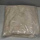 MIULEE Decorative Throw Pillow Covers for Couch Bed Livingroom 20x20 Inch Set of 2 Light Brown Boho Accent Throw Pllows Broadside Striped Patchwork Soft Corduroy Pillowcases