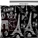 PAKABOO Poly Mailer Shipping Bags 6x9 Inch, 100 Pack, Non-Padded Envelopes with Tamper Proof Self-Seal, Paris Print Packaging