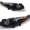 2 Pcs Front Headlight Assembly, Compatible with 20102013 Mazda3, 4-Doors