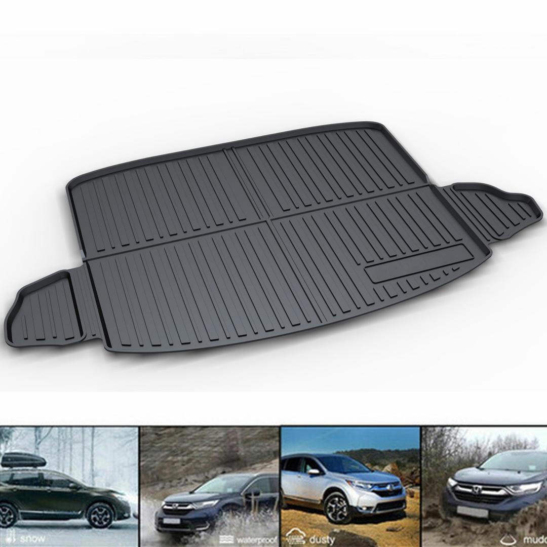 Trunk Mat for 2017-2022 Honda CRV CR-V Fuel Model, Rear Cargo Mat All Weather TPE Protector Trunk Liner Accessories(17-22 Fuel Model Only, Not for Trunk with Subwoofer)
