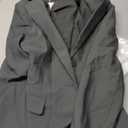 Cicy Bell Womens Casual Blazers Open Front Long Sleeve Work Office Suit Jackets Blazer (X-Large, Black&grey)