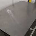 EnduraSteel Stainless Steel Mobile Prep Table with Powdrr-Coated Mild Steel Frame 6 ft x3'9 ft. Only one countertop