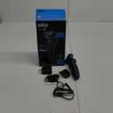 Braun Electric Shaver for Men, Series 5 5118s, Waterproof, Wet & Dry Shave, Turbo Shaving Mode, Foil Shaver with Precision Trimmer, Battery Powered, 50 Minute Battery Runtime (4 Piece Set w/ 2 Shave Modes, Blue)