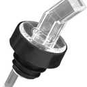 Set of 24 Plastic Screen Liquor Bottle Pourer CLEAR