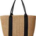 Women Small Straw Bags Summer Beach Tote Bag Handmade Woven Hobo Purse Handbag