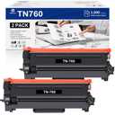 TN760 High Yield Compatible Black Toner Cartridge for Brother TN-760 730 TN730 for HL-L2350DW L2395DW L2390DW HL-L2370DW MFC-L2750DW MFC-L2710DW MFC-L2730DW DCP-L2550DW Laser Printer (3 Pack)