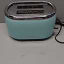 Mueller Retro Toaster 2 Slice with 7 Browning Levels and 3 Functions: Reheat, Defrost & Cancel, Stainless Steel Features, Removable Crumb Tray, Under Base Cord Storage, Turquoise