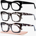 CCVOO Stylish Reading Glasses for Women, Eyeglasses, Blue Light Readers for Women, Computer Eye Glasses, Cheaters