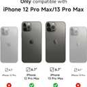 SURITCH for iPhone 13 Pro Max/12 Pro Max Case with Magnetic Camera Slide Cover and Adjustable Kickstand, Compatible with MagSafe, Shockproof Bumper Case Slim Protective Cover 6.7 Inch, Blue