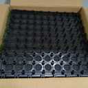 XLX TURF Artificial Grass Turf Tiles Interlocking Set 12 Pieces, Square Fake Grass Tiles Self-draining for Pet Indoor/Outdoor Flooring Decor, 12"x12", 8 Buckle Systerm