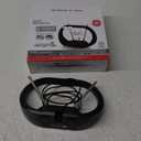 GE Modern Loop Rabbit Ears Indoor TV Antenna, 15 inch Extendable Dipoles, 4K 1080P VHF UHF, Tabletop Antenna, Digital HDTV Antenna, Smart TV Compatible, 4ft Coaxial Cable, Black, 33675