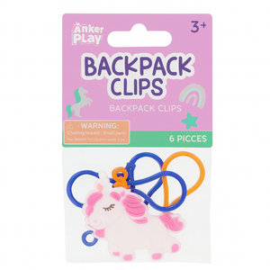 Anker Play Backpack Clips Unicorn 3 Pack