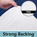 Arotive Memory Foam Bathroom Rug Mat 47x20, Ultra Soft and Absorbent Bath Mat, Machine Wash Dry, Comfortable Bath Rug Carpet for Bathroom Floor, Tub and Shower, Navy