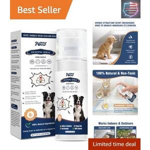 ELENTIA Go Here Dog Potty Training Spray and Dog Pee Spray, Puppy Potty Training Aid for Housebreaking, Potty Training Spray for Dogs, Natural Indoor & Outdoor Use, 5.07 Fl OZ