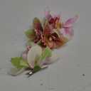 Hawaiian Flower Hair Clips, 3 Pcs Cute Hibiscus Hair Clip for Women and Girls, Hawaiian Flowers for Hair, Hawaiian Hair Accessories, Orchid Hair Clip Suitable for Beach Party and So on (3 Color)
