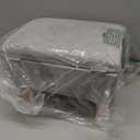 lumizone Small Ottoman with Storage Footstool Compact Foot Rest Stool for Living Room Under-Desk Entryway or Bedroom 10.63" Low-Height Storage Ottoman Cube Lightweight & Stylish (Gray) 