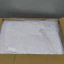 ZPECC White Bulk Flat Sheets Only Queen Size 6 Pack, Easy Sort Top Bed Sheet by Color-Coded Hem Threads, Soft Durable Brushed Microfiber Fabric Hotel Airb&bs Essentials for Hosts, 90"x102"