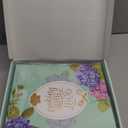 Recipe Binder with Plastic Sleeves, Full Page Cards and Dividers, Recipe Binder 8.5x11 3 Ring, Blank Recipe Book Binder to Write in Your Own Recipes (Blue Hydrangea)