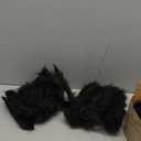 JOYIN 6 Packs Halloween Outdoor Decorations Giant Spiders Set, Halloween Decor Outside, Black Hairy Large Spider with Different Size for Lawn, Yard Decor (30", 30", 20", 20", 12", 12")