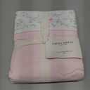 Laura Ashley - Twin Sheet Set, Crisp & Cool Cotton Percale Bedding with Deep Pockets, Lightweight for Year Round Comfort, Bed Sheets with Matching Pillowcase (Victorian Scroll Pink)