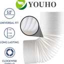 YOUHO Portable AC Hose - 5.9" Diameter, Clockwise Thread & Up to 80" Length - Exhaust Hose for Portable Air Conditioner Vent Compatible with Delonghi & LG Air Conditioner Parts