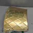 28 Inch Christmas Tree Collar, Irrantan Metal Christmas Tree Collar Decoration for Real or Artificial Trees - Golden