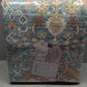 Vanmoos 8x10 Area Rugs for Living Room, Bedroom - Machine Washable, Non-Slip Bedside Rug, Large Soft Floor Carpet for Office, Dining Room, Farmhouse and Home Decor, Charm/Turquoise