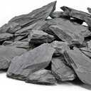 Unocho Aquarium Rocks 5lb Natural Slate Stone for Aquascaping Reptile Basking Platforms Terrariums Vivariums Paludariums Bonsai Miniature Fairy Gardens(2-4 inches), PCS 6