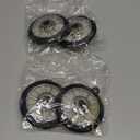 BlueStars 349241T Dryer Rear Drum Support Roller Kit - Compatible with Kenmore Whirlpool Estate Roper Dryers - Replaces PS347627 AP3098345 337089 3389901 3397588 WED4815EW1 NED4655EW1 - Pack of 4