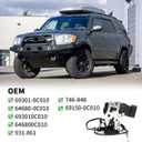 Rear Liftgate Actuator Hatch Trunk Latch Compatible with Toyota Sequoia 2001-2007 Replace 69301-0C010 64680-0C010 931-861 746-848 69150-0C010 Tailgate Door Lock Assy