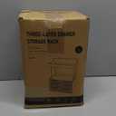 Bathroom Organizers and Storage, Makeup Organizer (Sturdy Durable Attractive), Ideal for Vanity, Countertop, Counter, Perfume, Skincare, Cabinet, Cosmetic, Dresser Organizer (Gold) (3 Drawers)